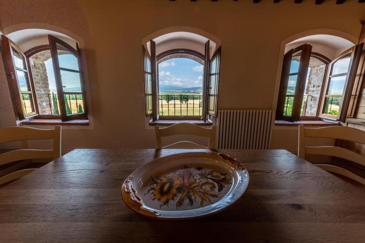 Agriturismo Castello La Grancia Di Spedaletto Pienza Exteriör bild