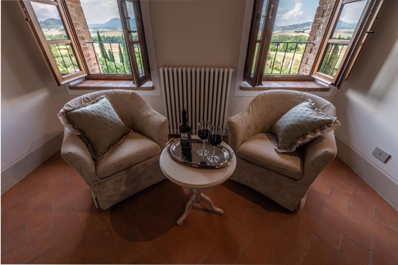 Agriturismo Castello La Grancia Di Spedaletto Pienza Exteriör bild